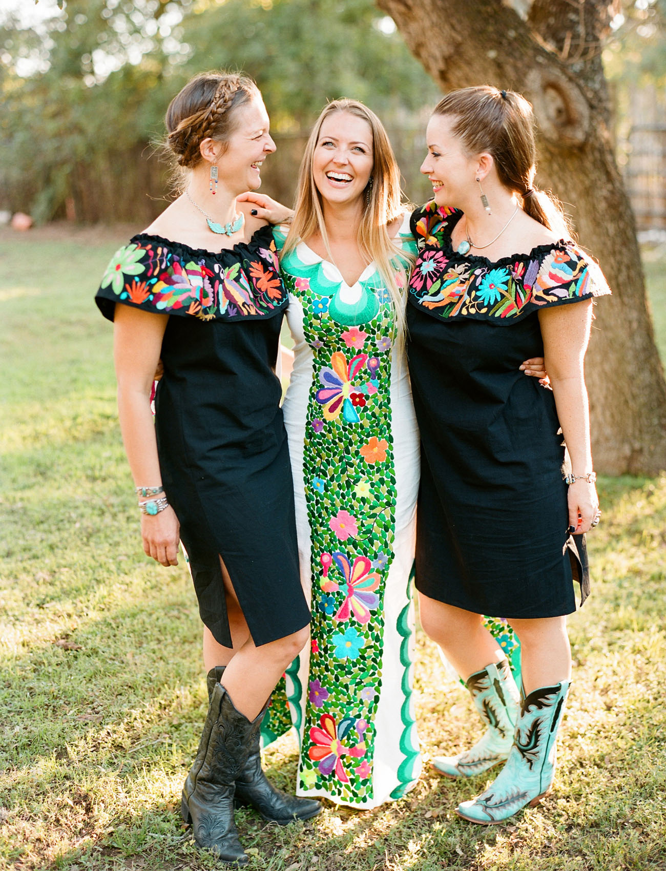 Day of the Dead bridesmaidsWedding