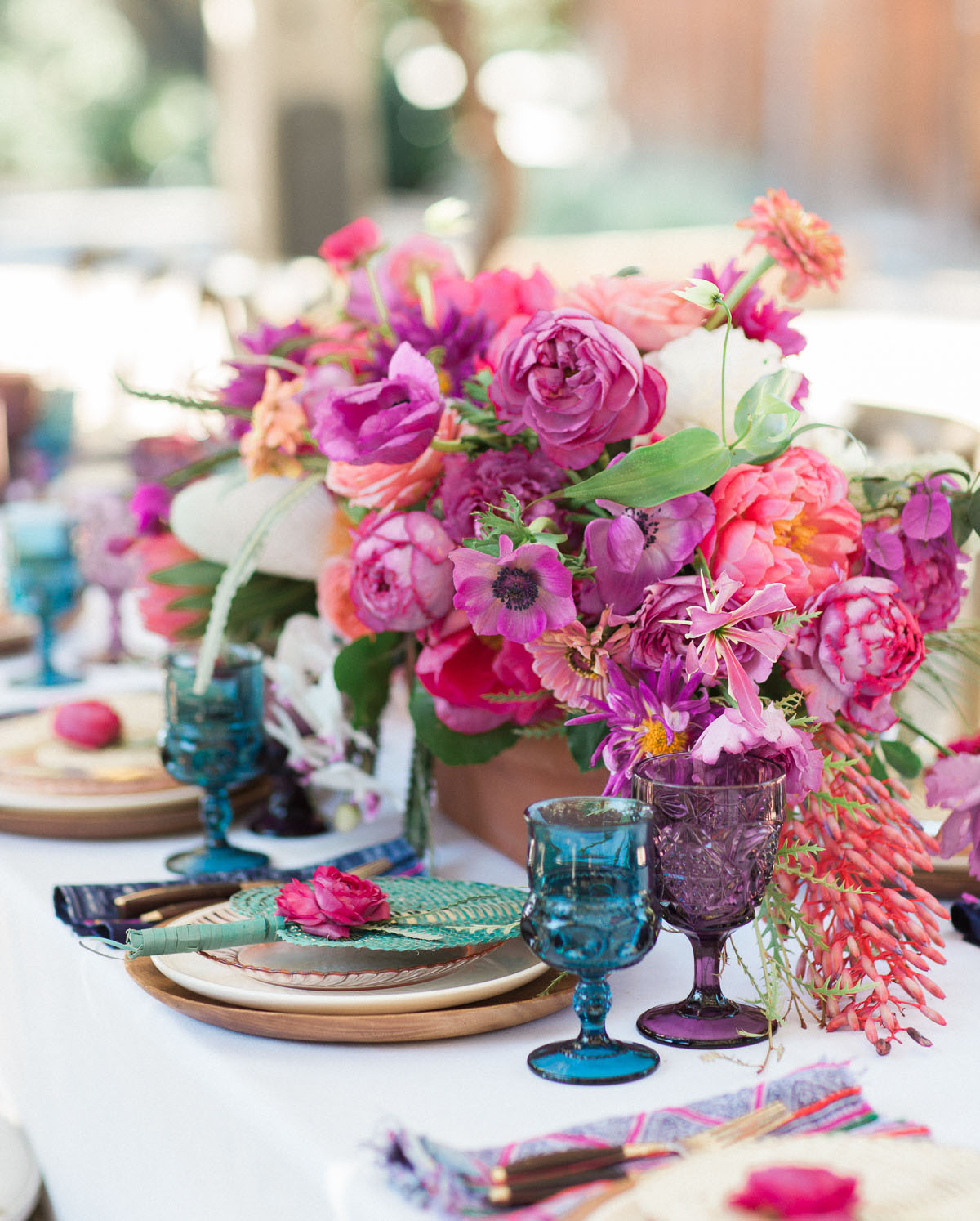 peony tablescape