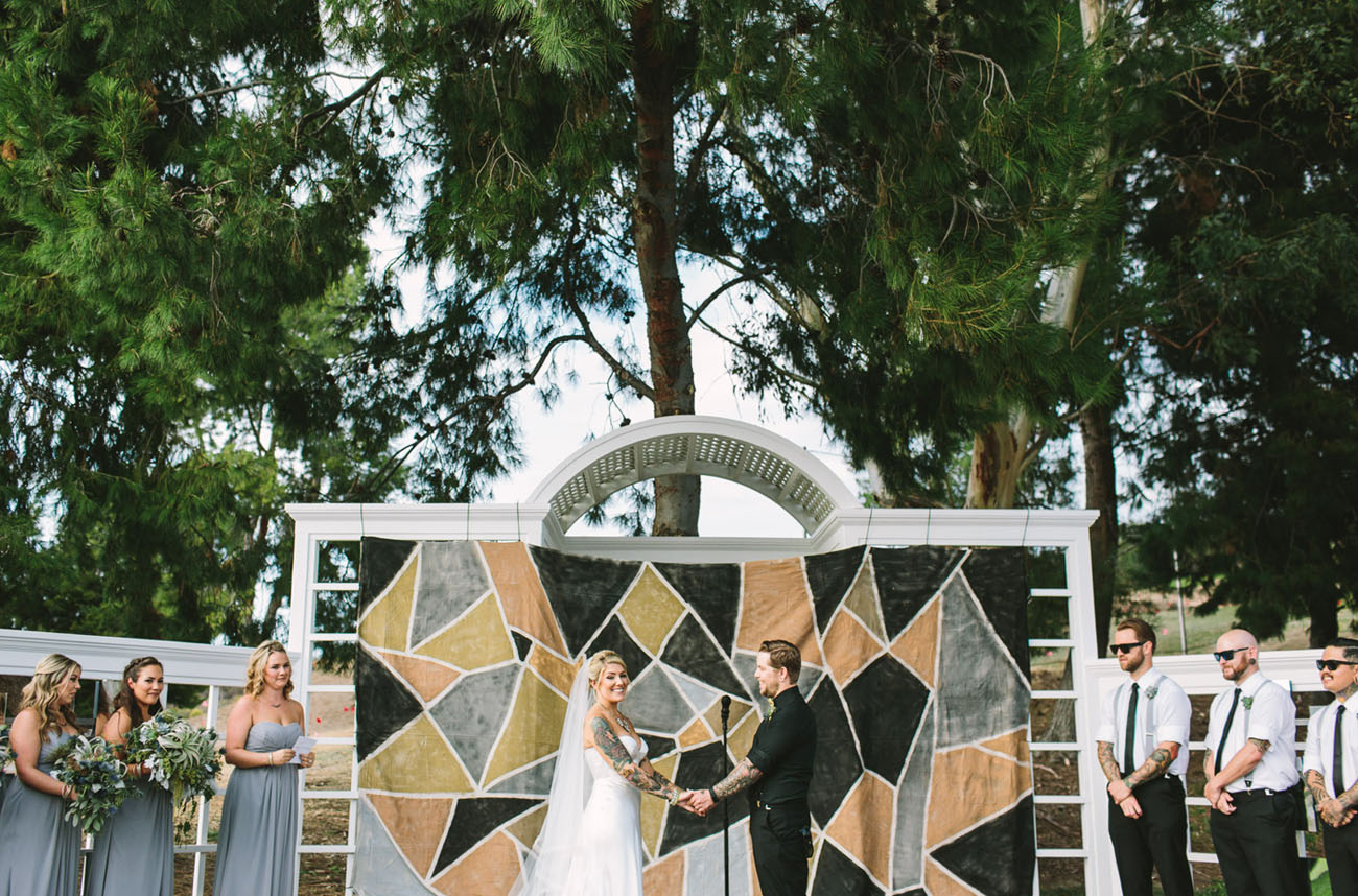 Modern Geometric Wedding