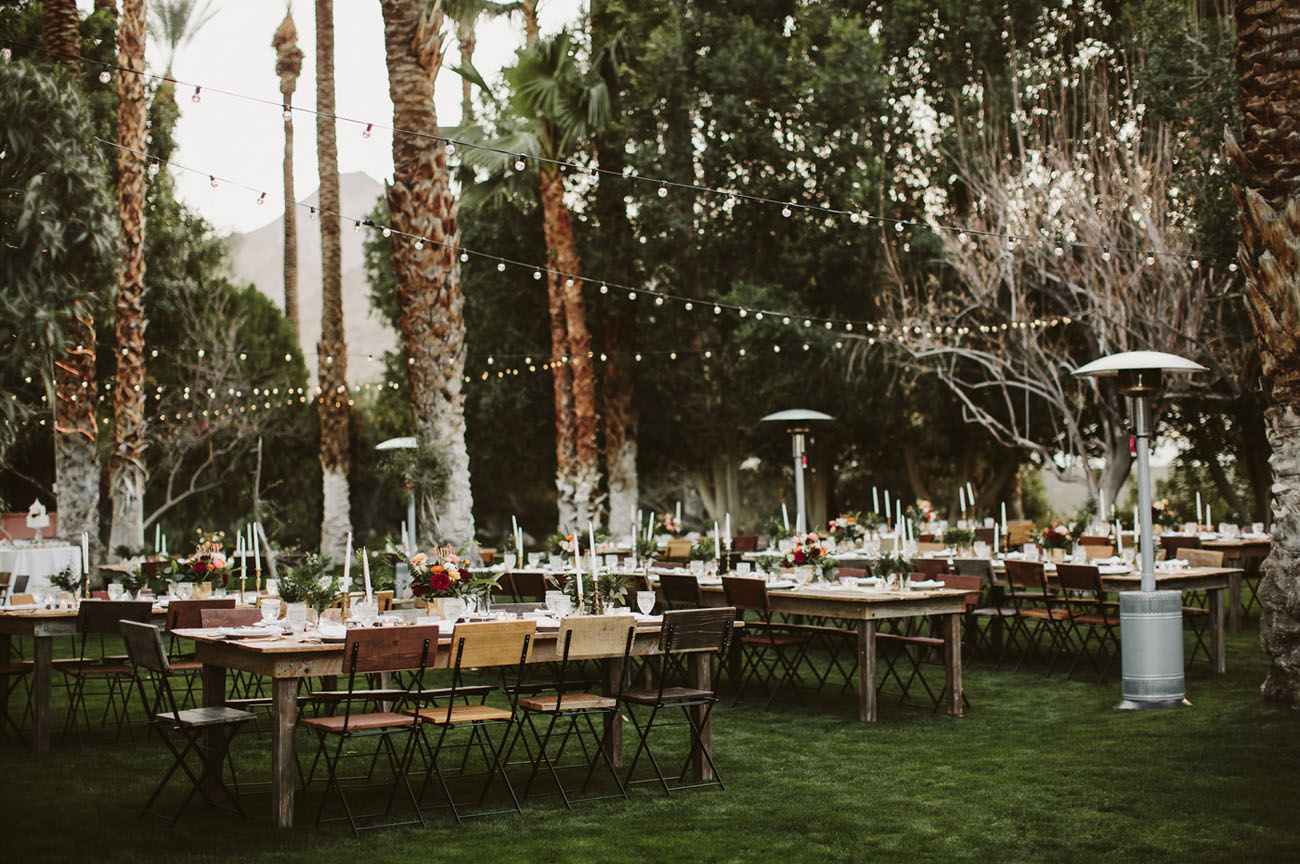 Boho Modern Palm Springs Wedding