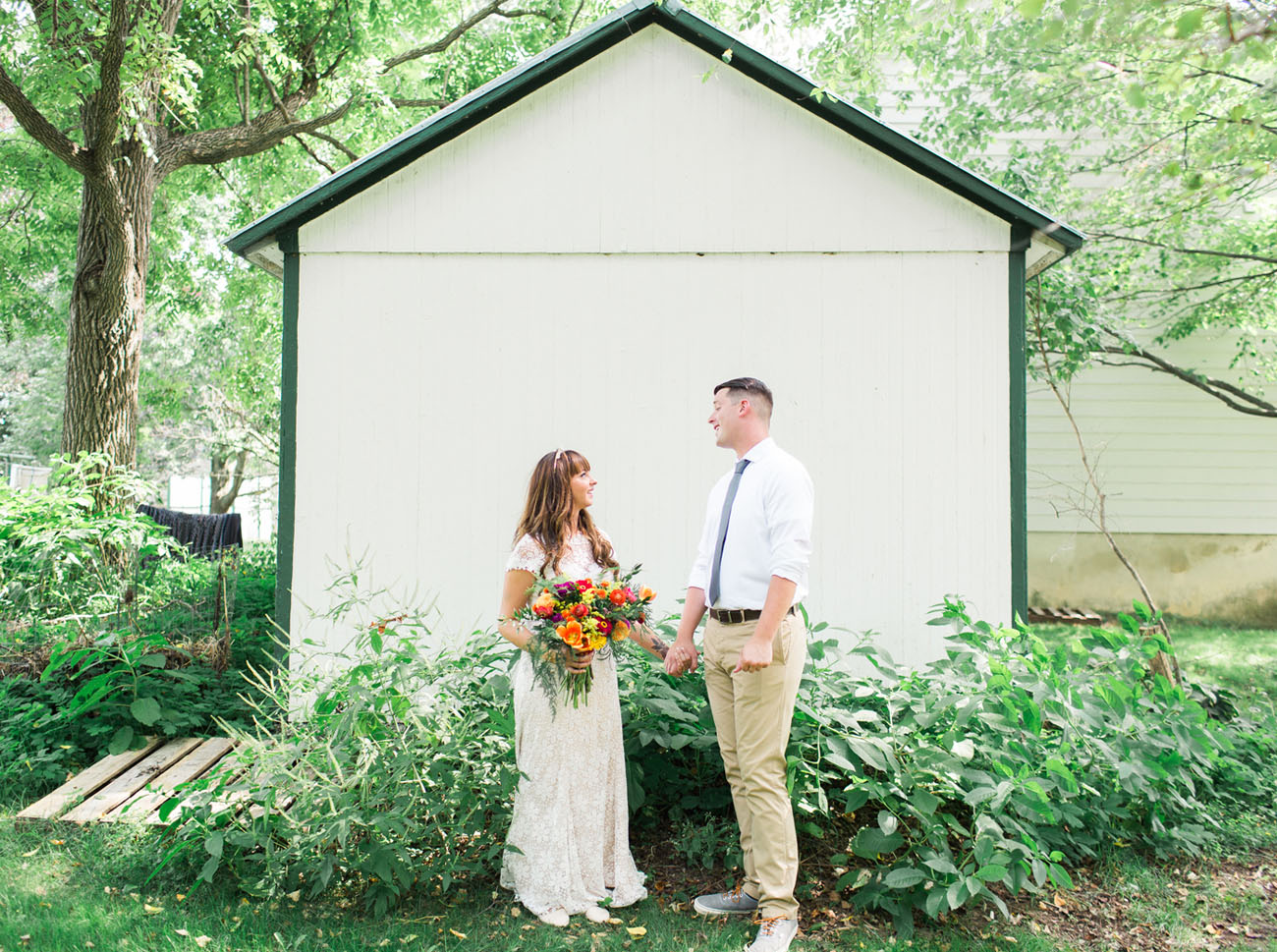 Colorful Anthropologie Inspired Wedding
