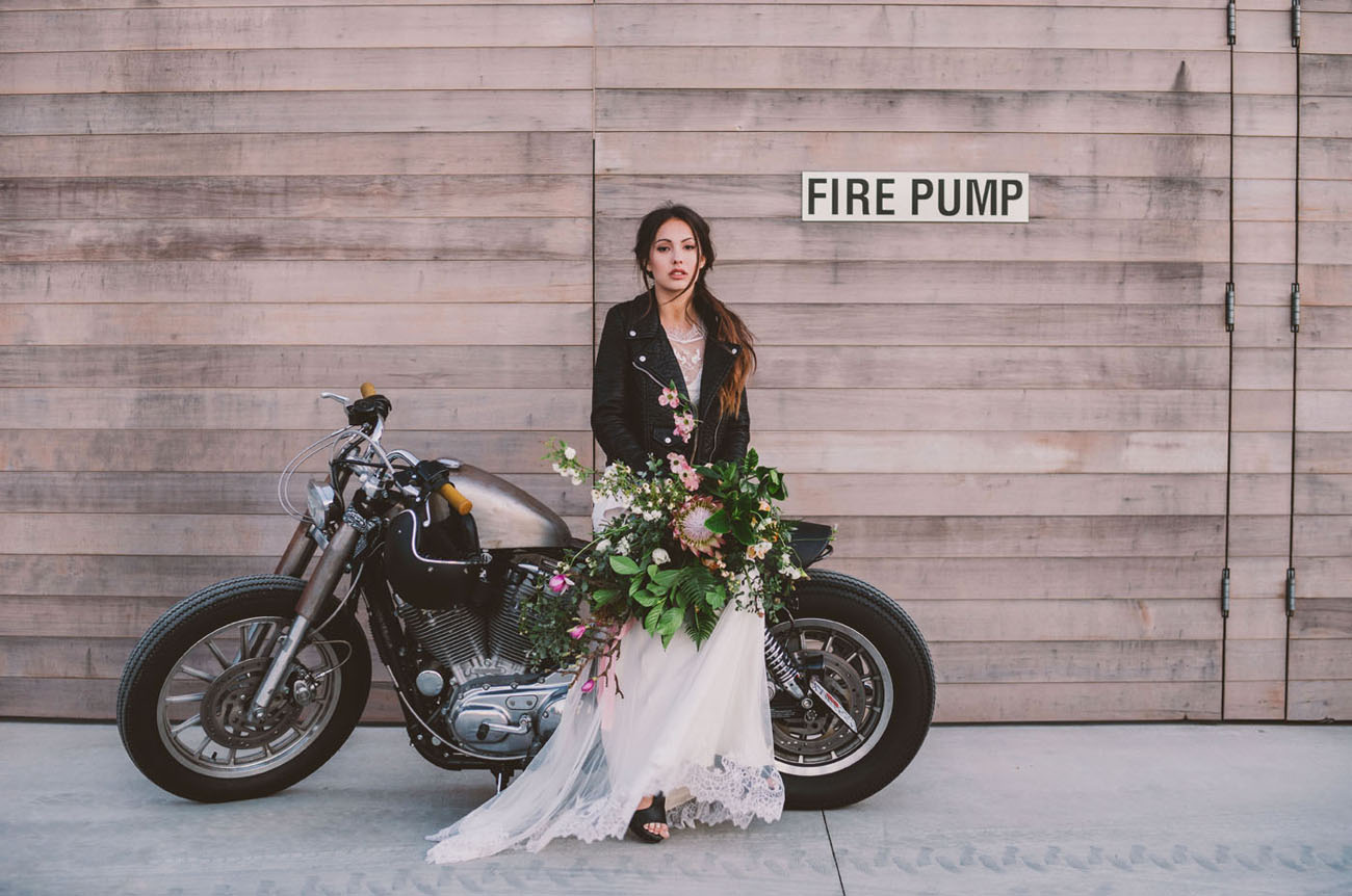 motorcycle bride