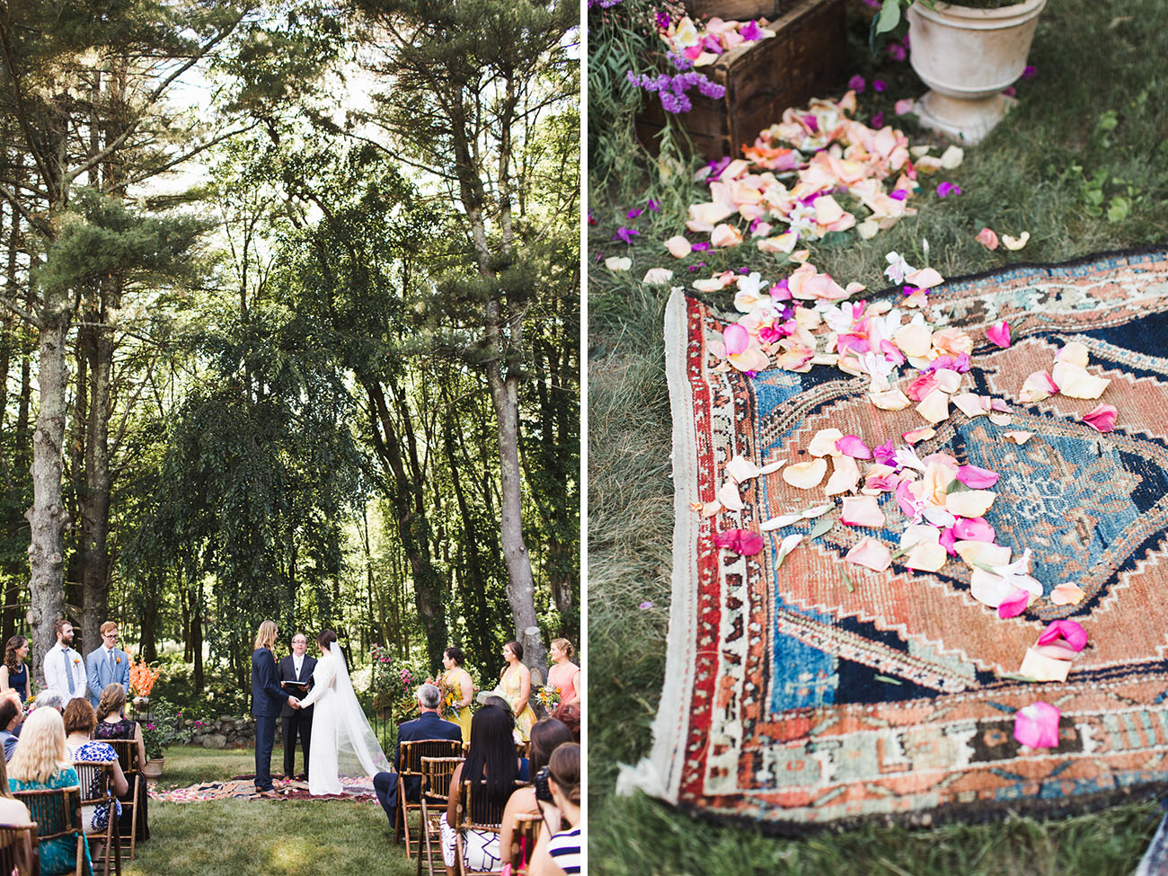 Colorful Backyard Wedding