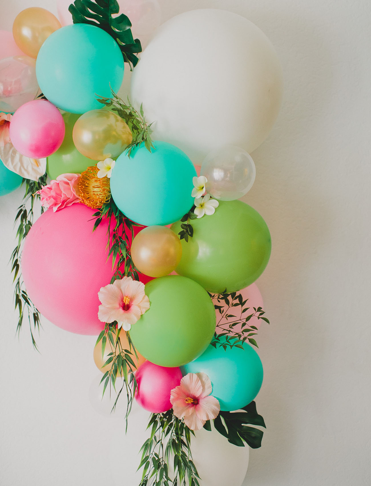 DIY Floral Balloon Arch