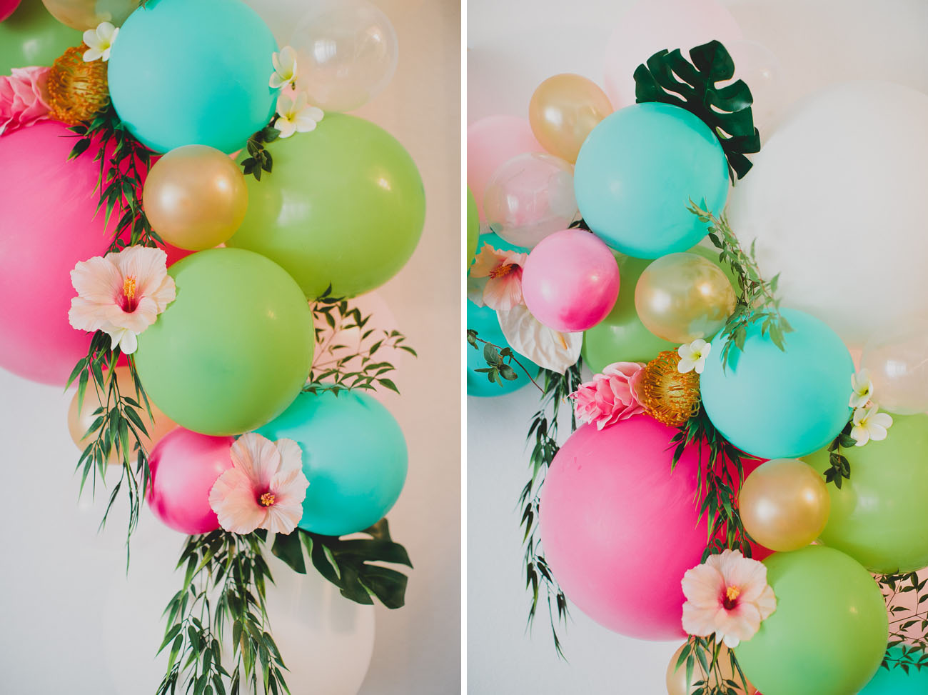 DIY Floral Balloon Arch