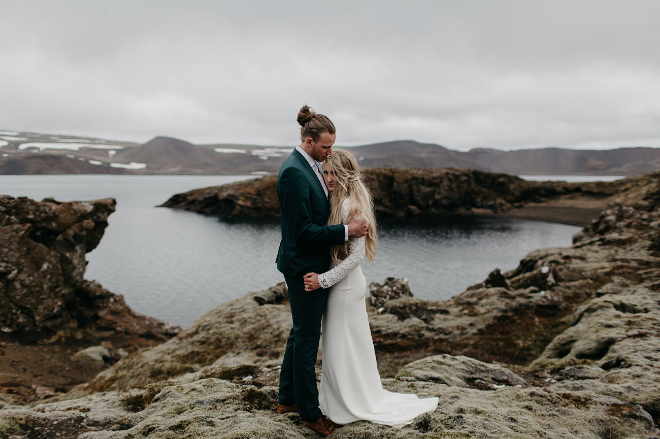 Lakeside Iceland Wedding