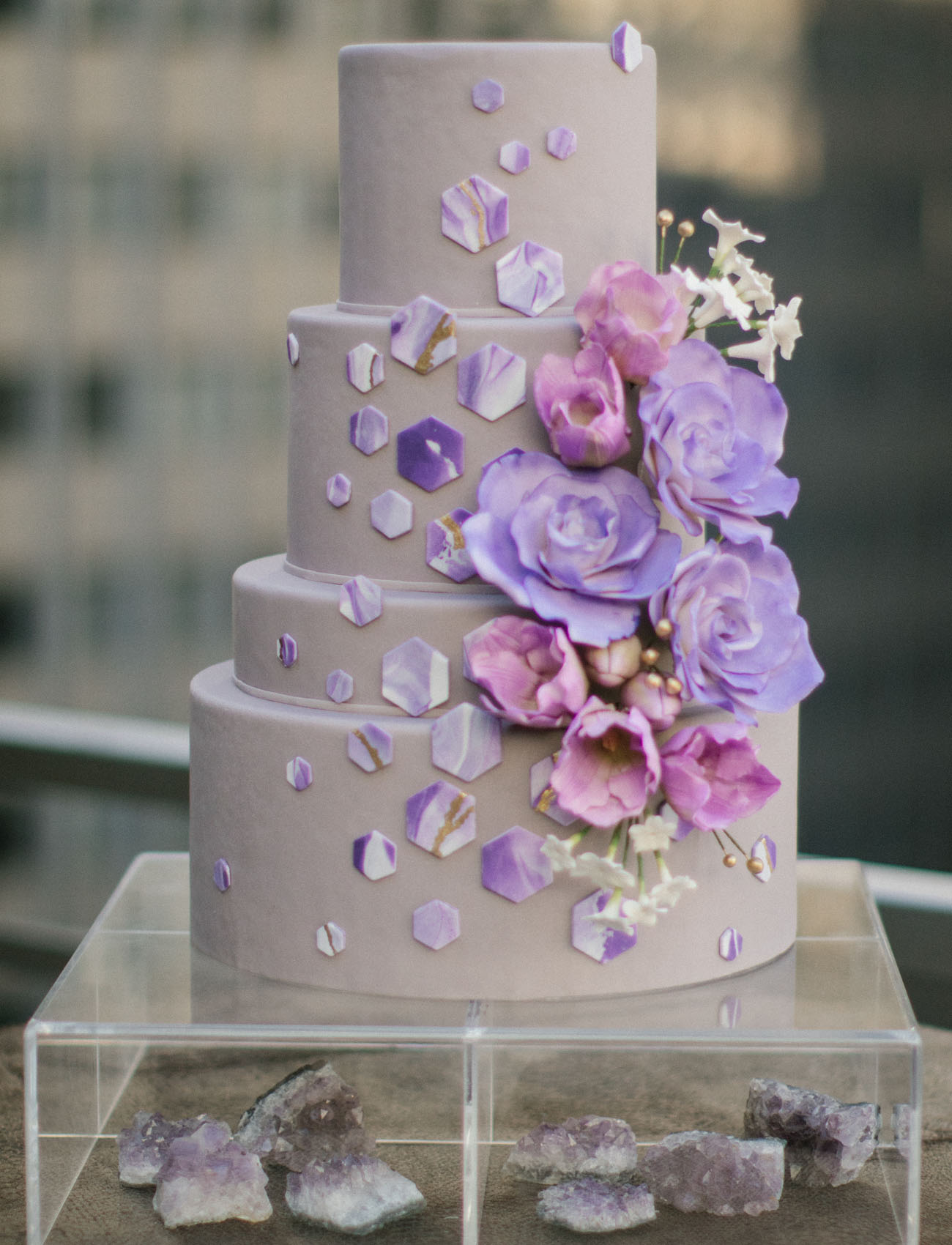 purple gem cake