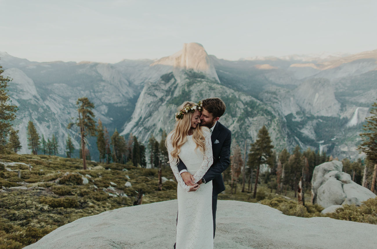 Romantic Yosemite Elopement: Rayne + Michael | Green ...