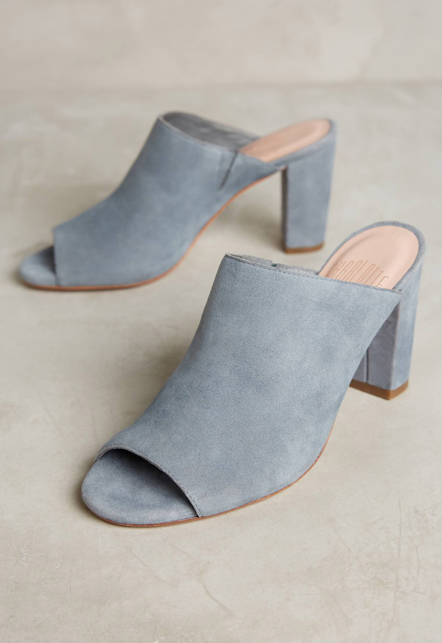 wedding mule heels