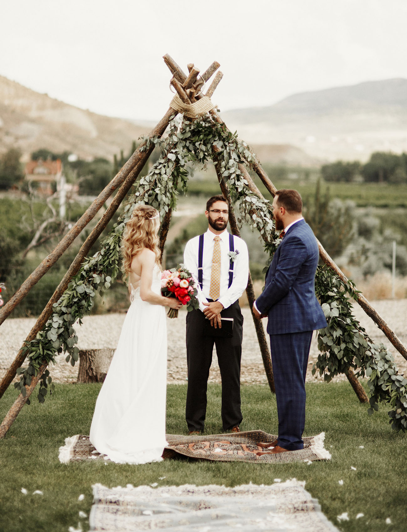 Vineyard Colorado Wedding