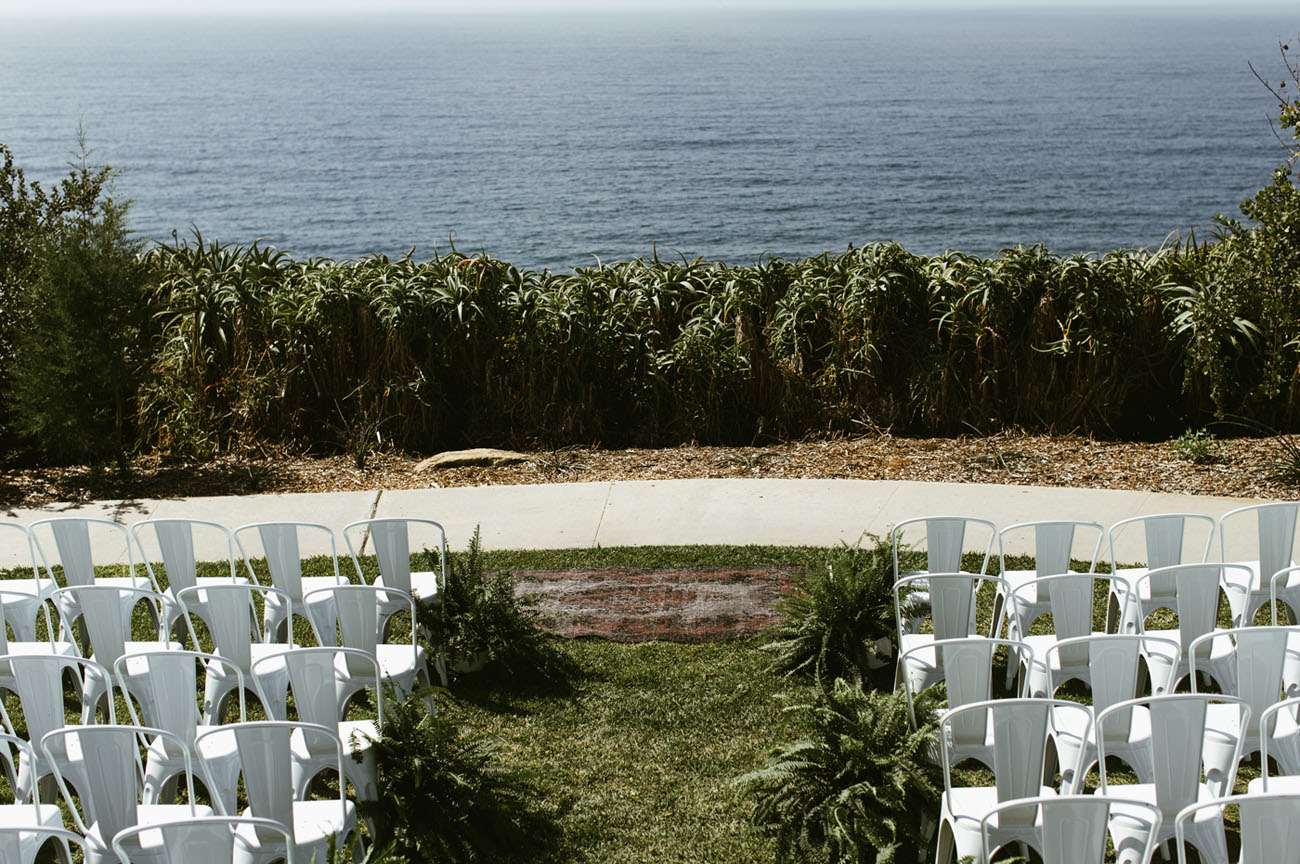 california beach wedding
