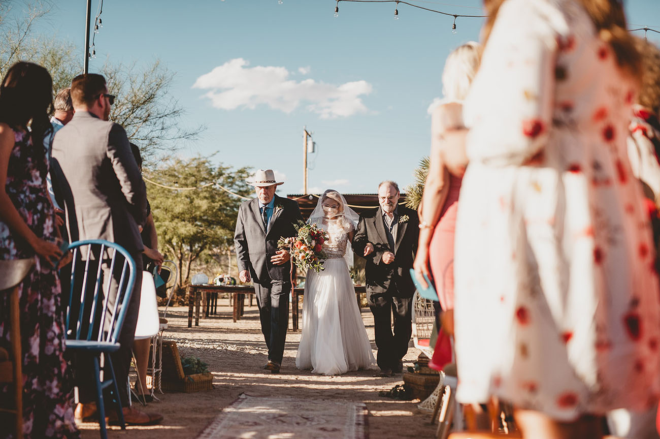 Eclectic DIY Desert Wedding