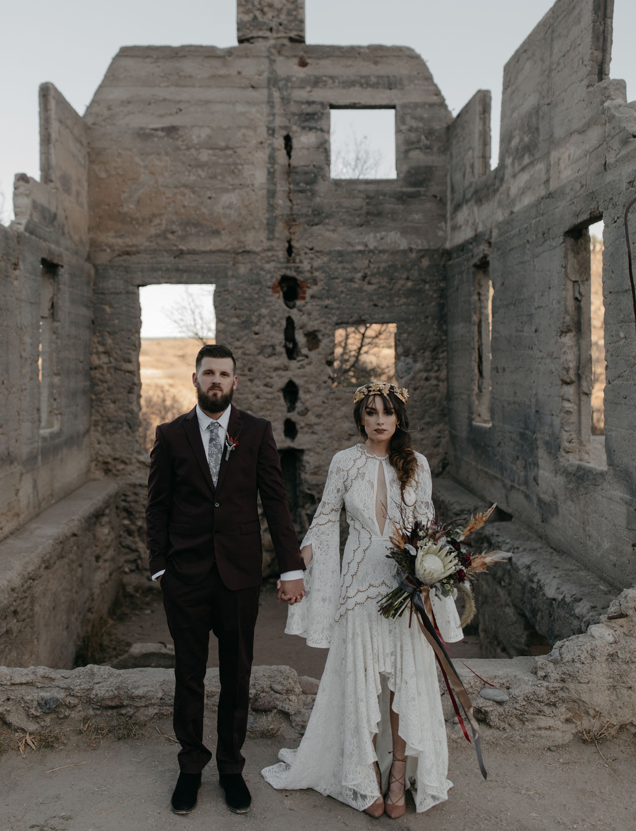  An Intimate Elopement Among the Ruins