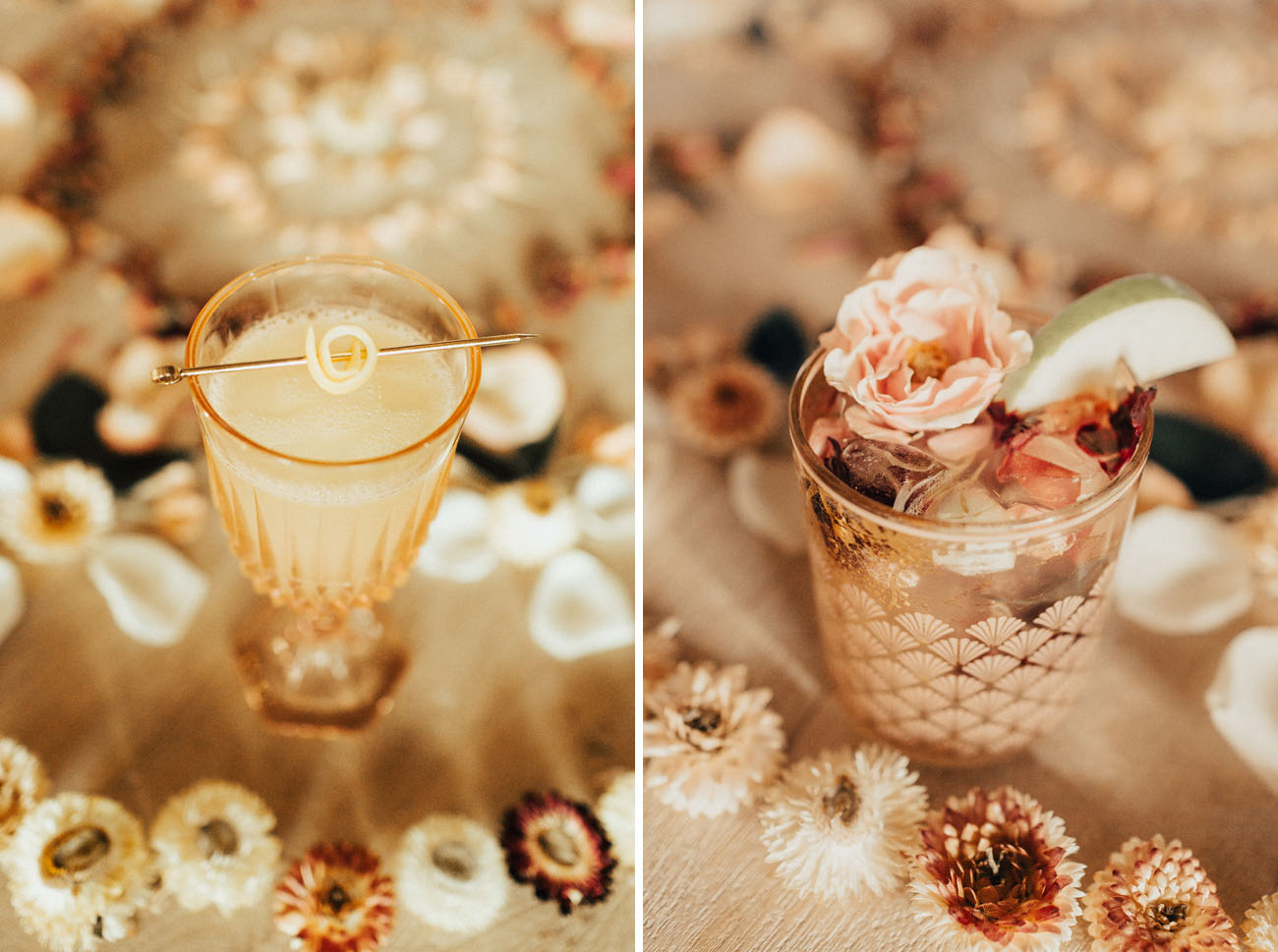 floral galentines day cocktail