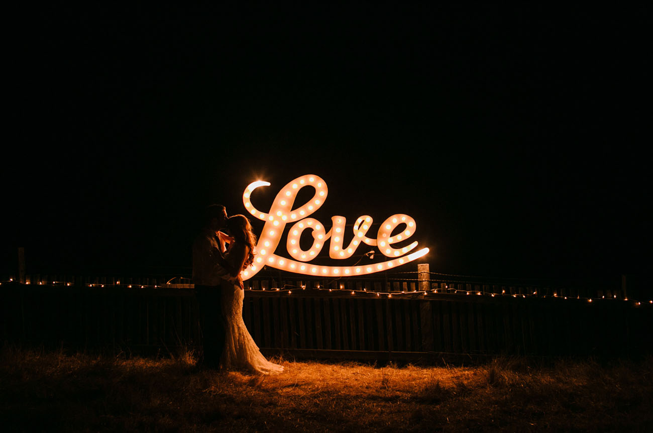 love marquee sign