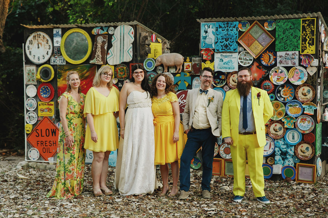Colorful Austin Wedding