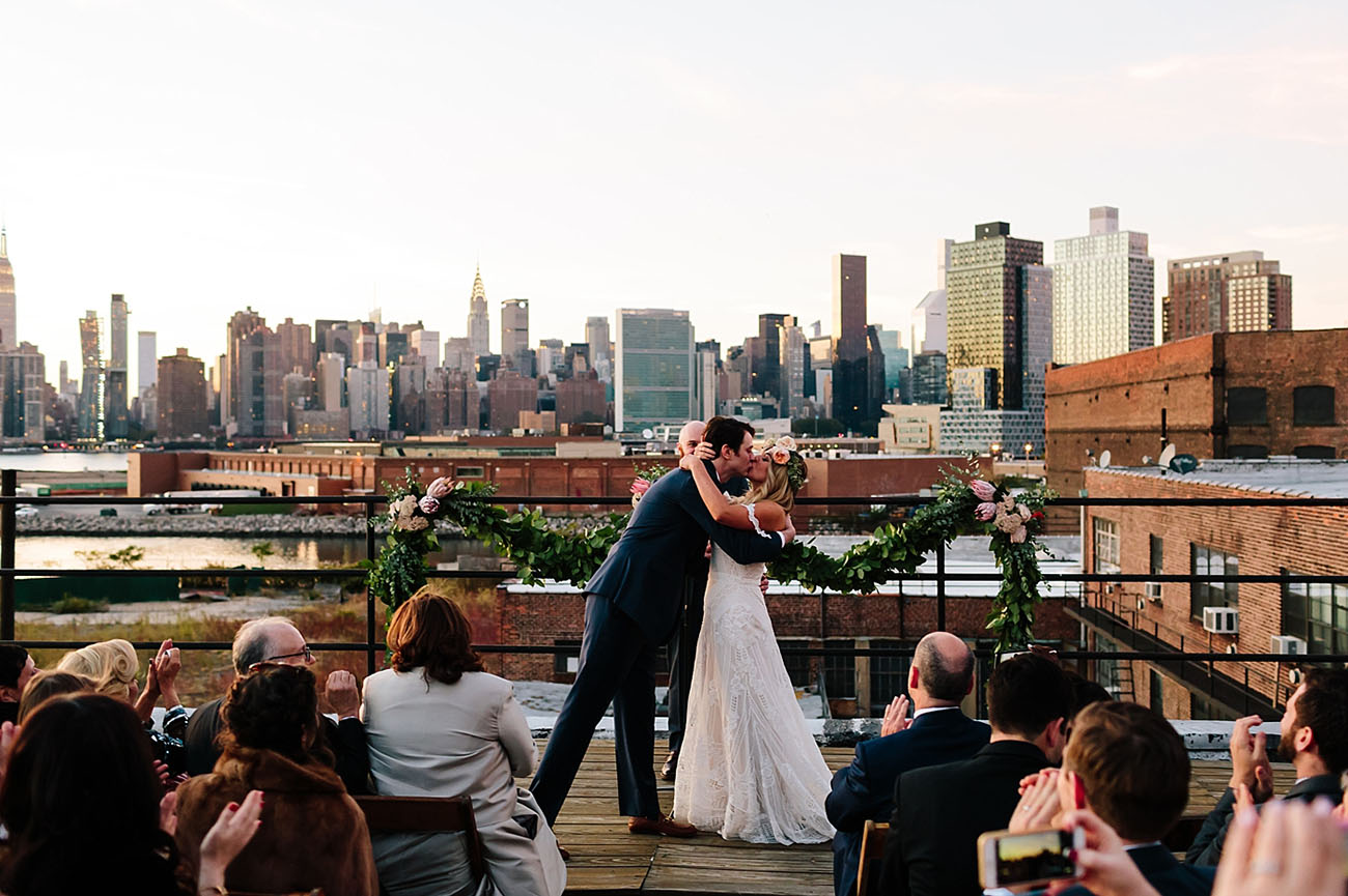 French Inspired Rooftop Wedding