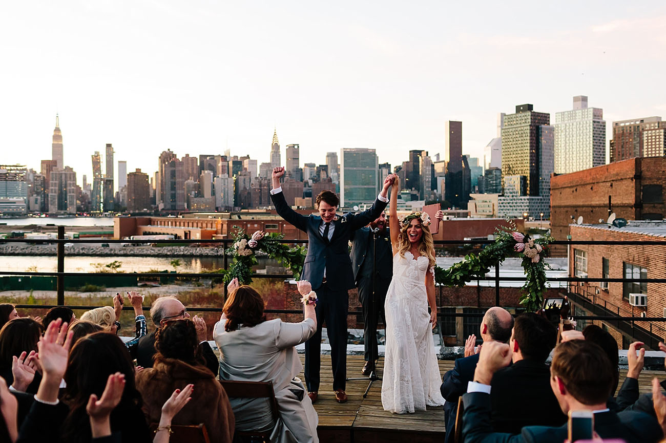 French Inspired Rooftop Wedding