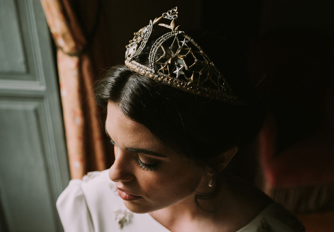 bride crown