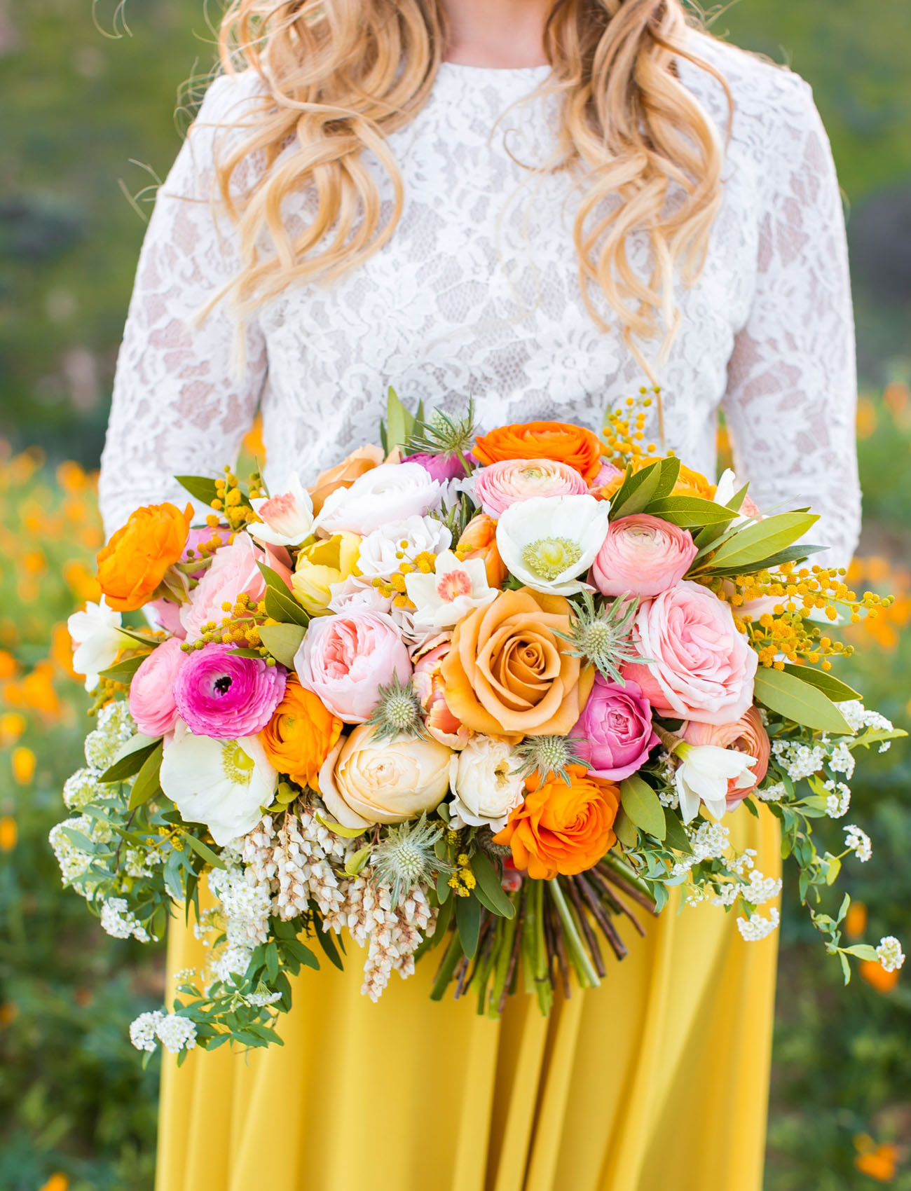 colorful spring bouquet