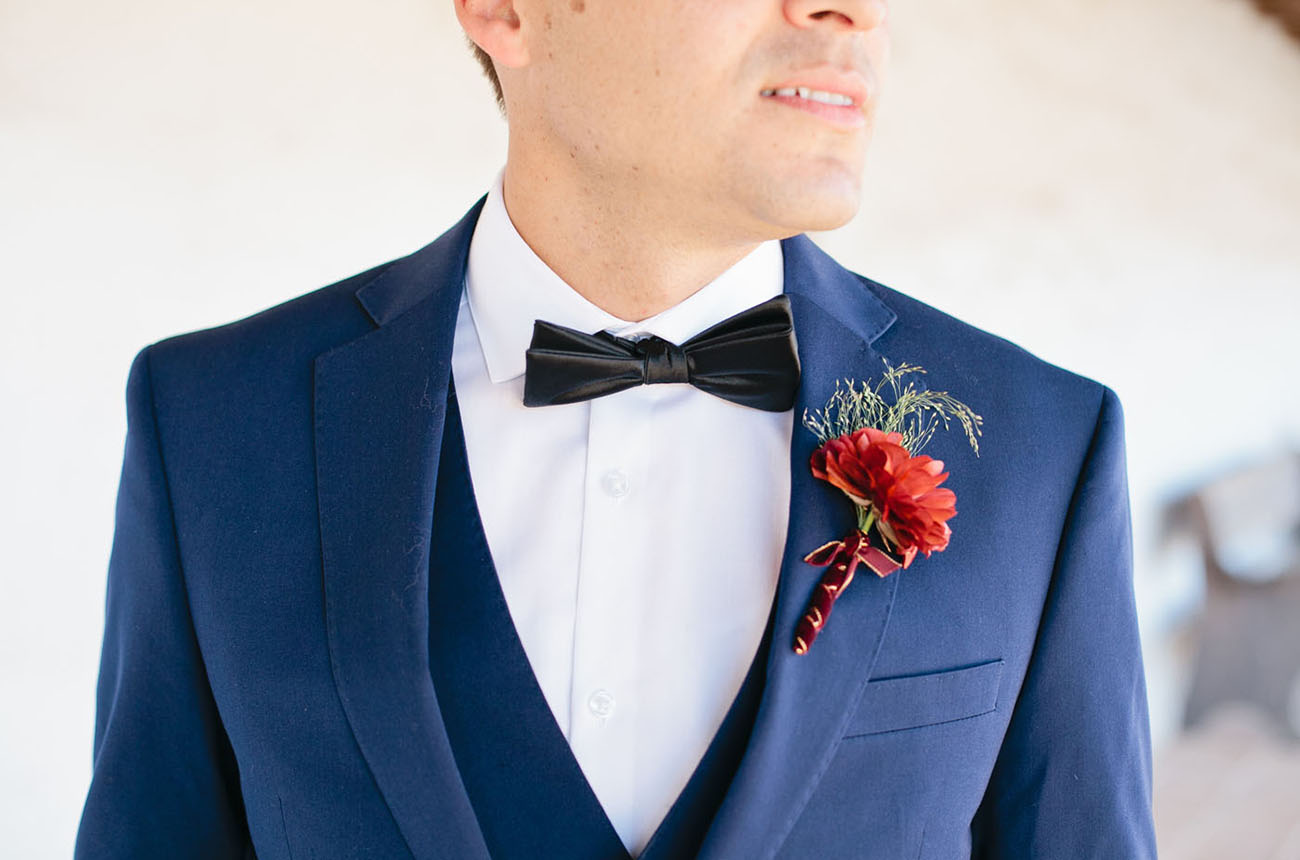 blue suit groom