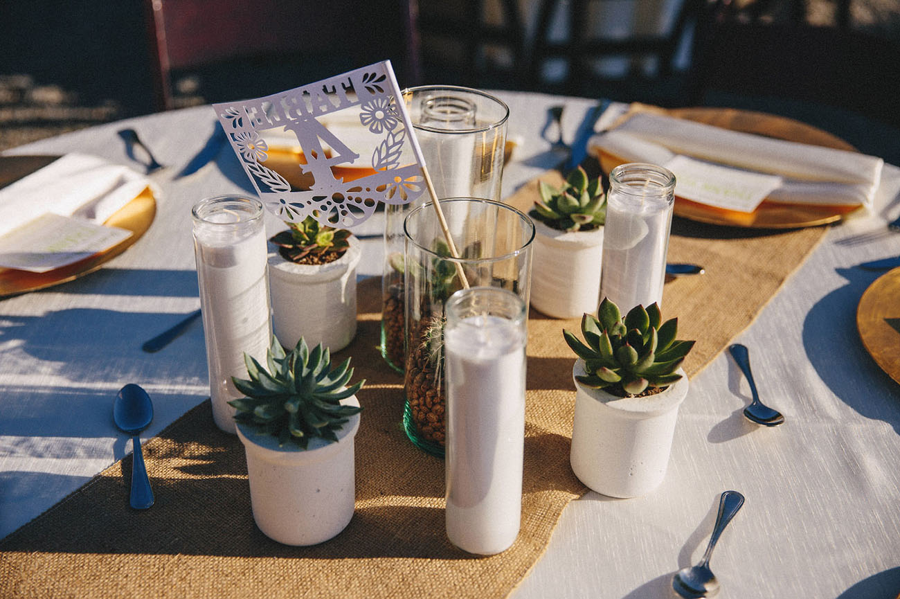 succulent table decor