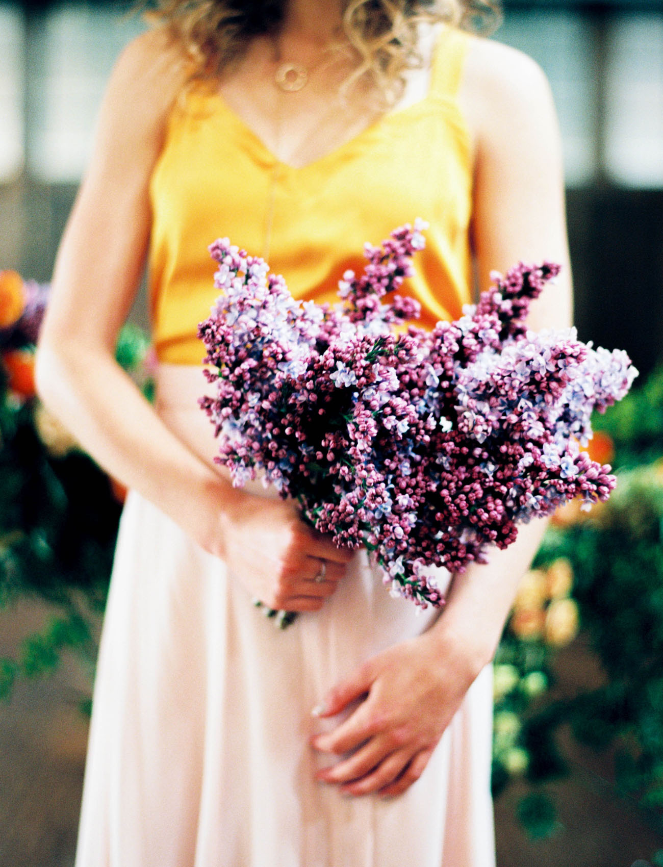 purple lilac bouquet