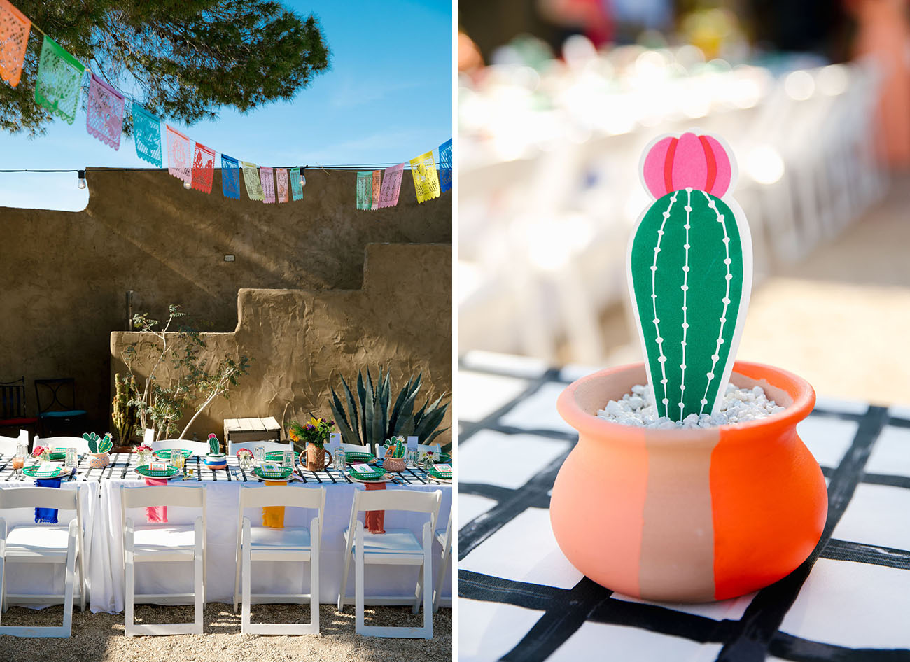 Colorful DIY Fiesta Desert Wedding