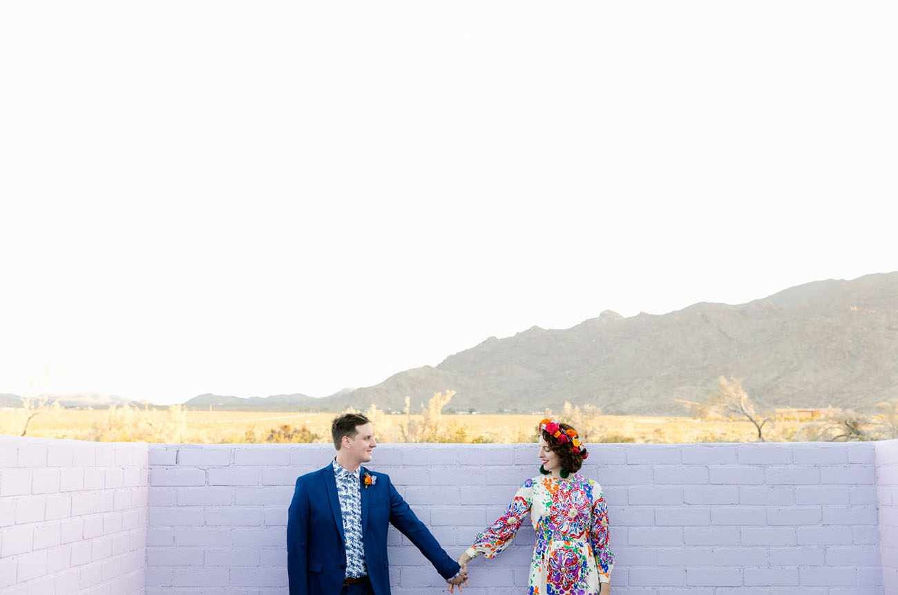 Colorful DIY Fiesta Desert Wedding