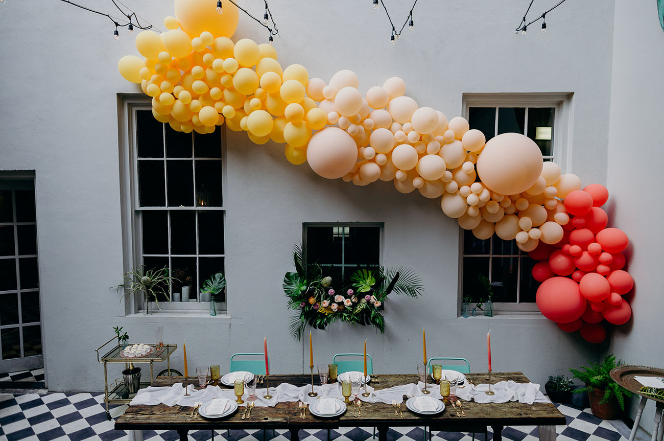 Vibrant Balloon Arch Inspiration