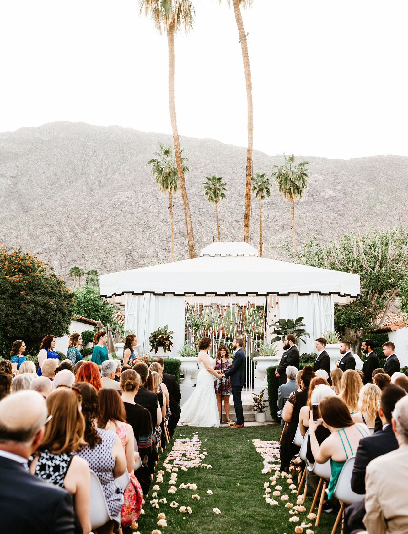 Modern Palm Springs Wedding