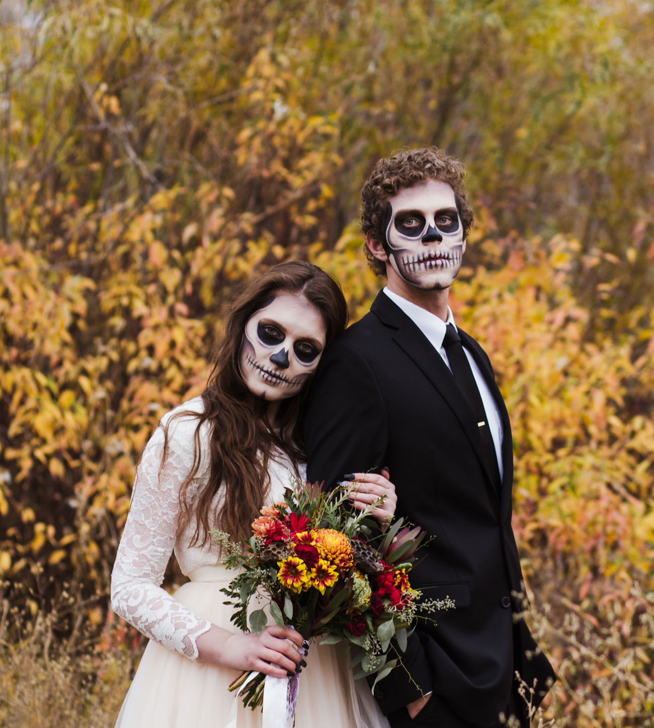Skeleton Bridal Portraits