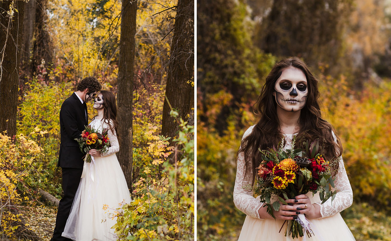 Skeleton Bridal Portraits