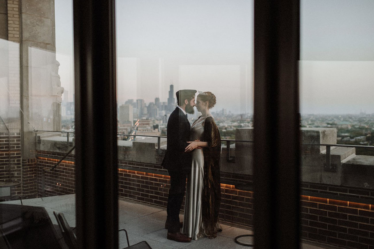 Edgy Chic Chicago Elopement