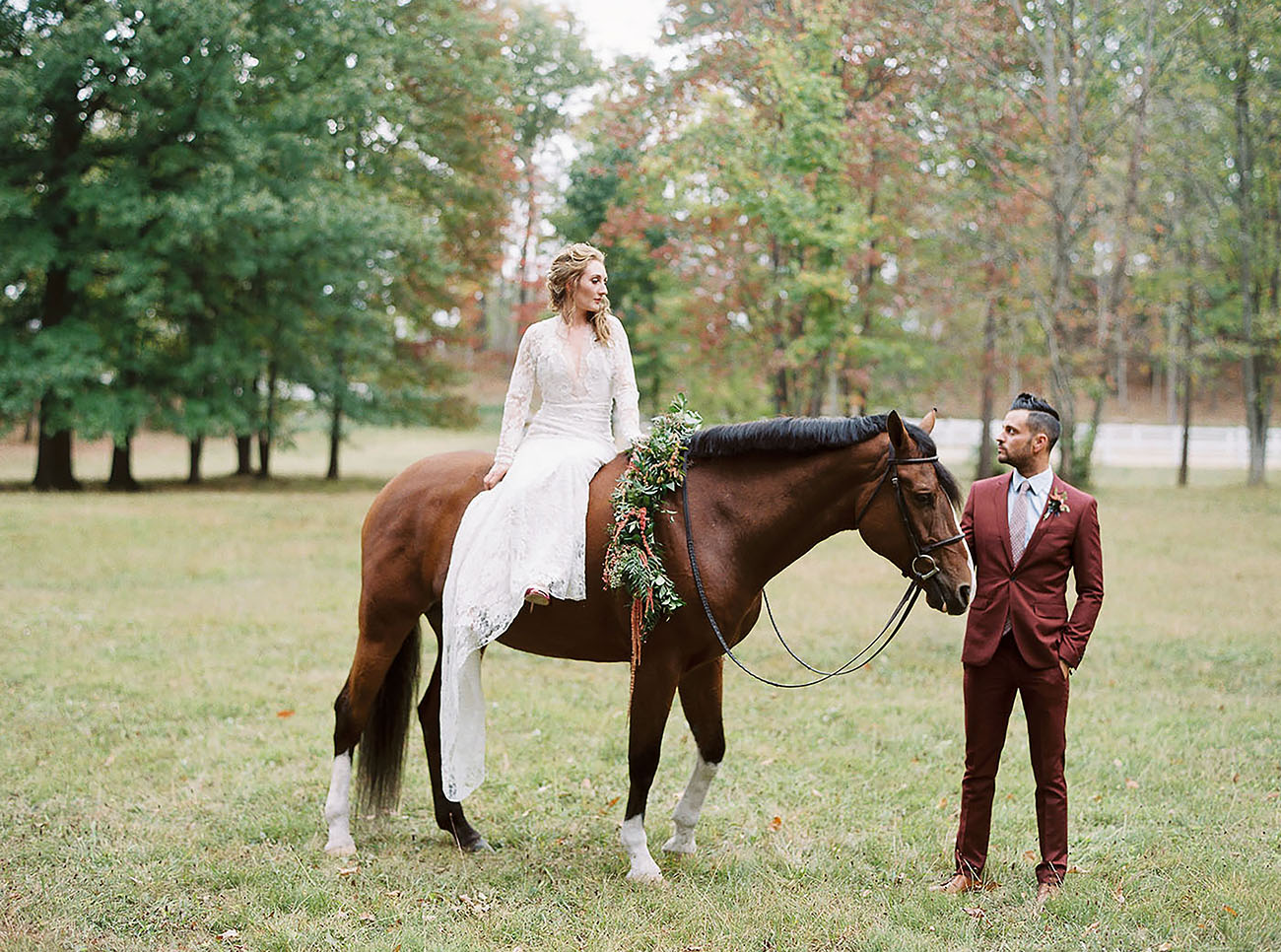 Equestrian Fall Wedding Inspiration
