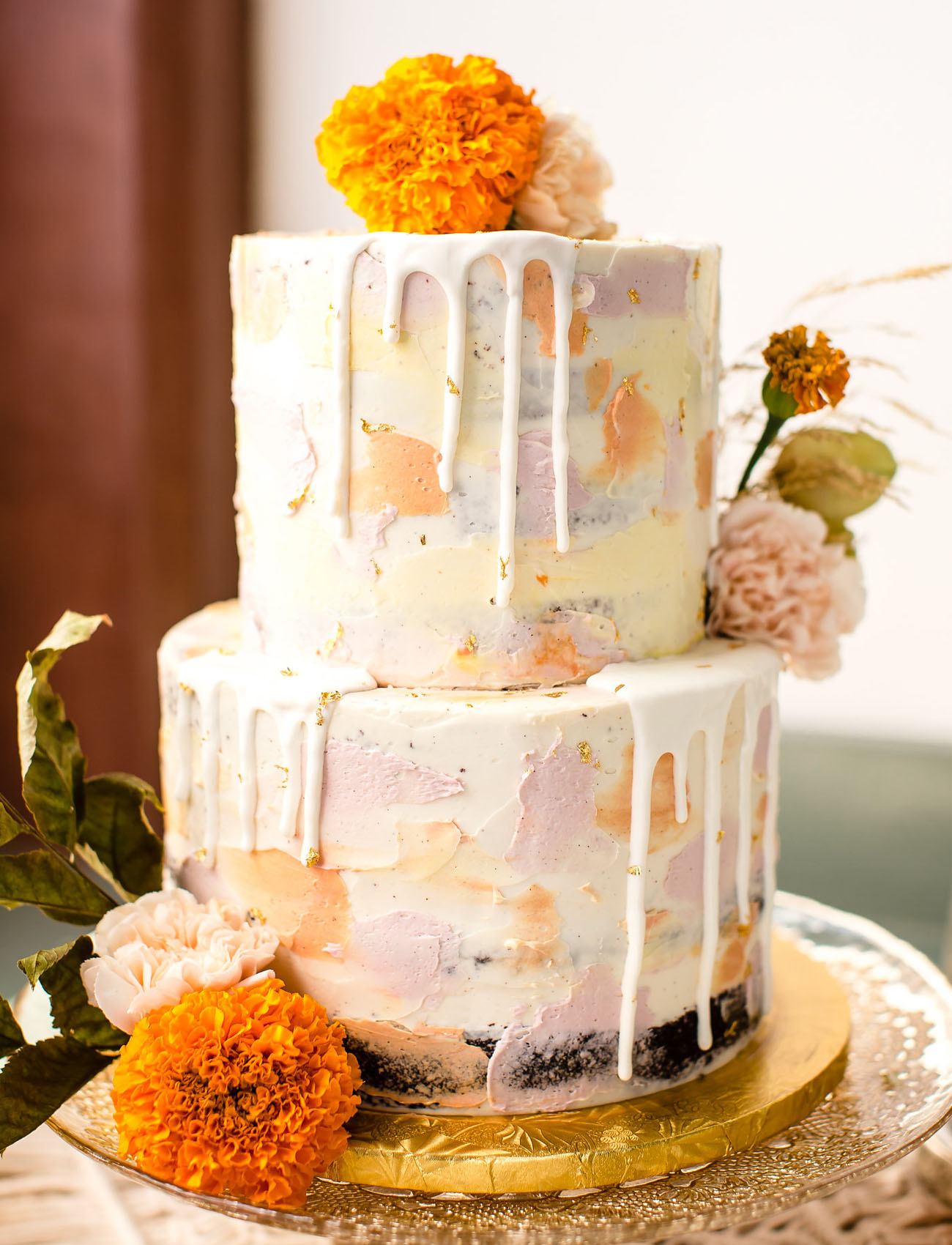 drip wedding cake