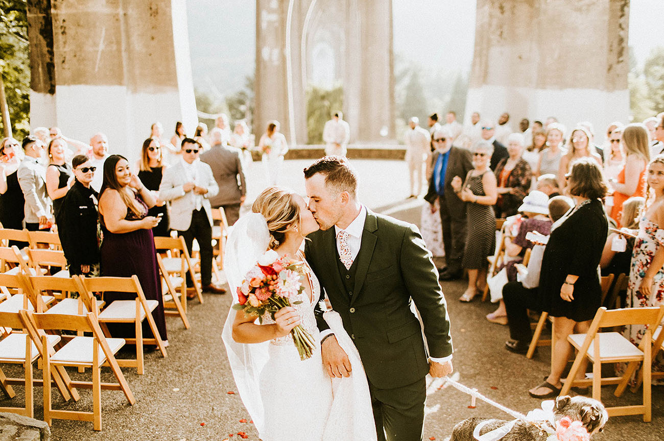 Romantic Cathedral Park Wedding 