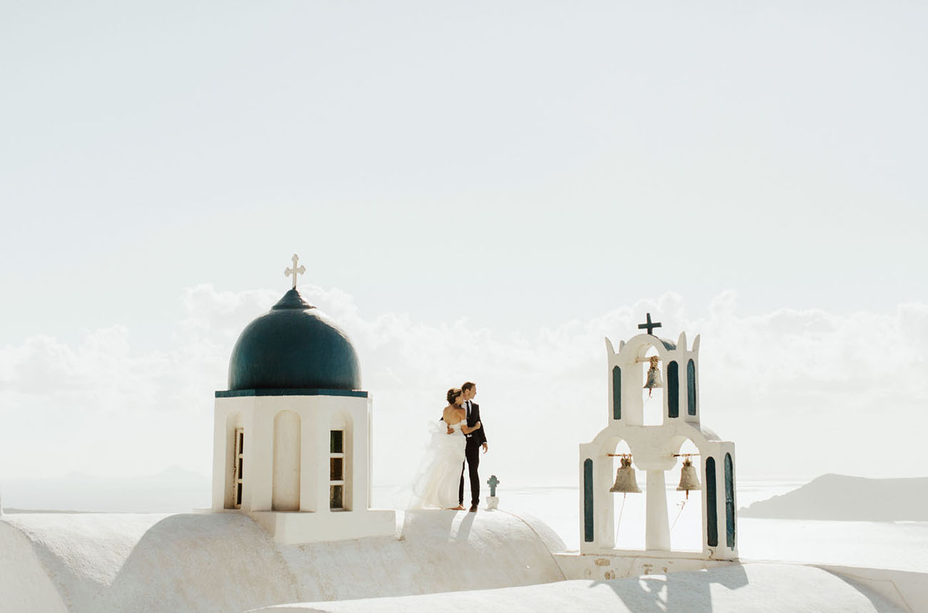 Adventurous Wedding Weekend in Santorini