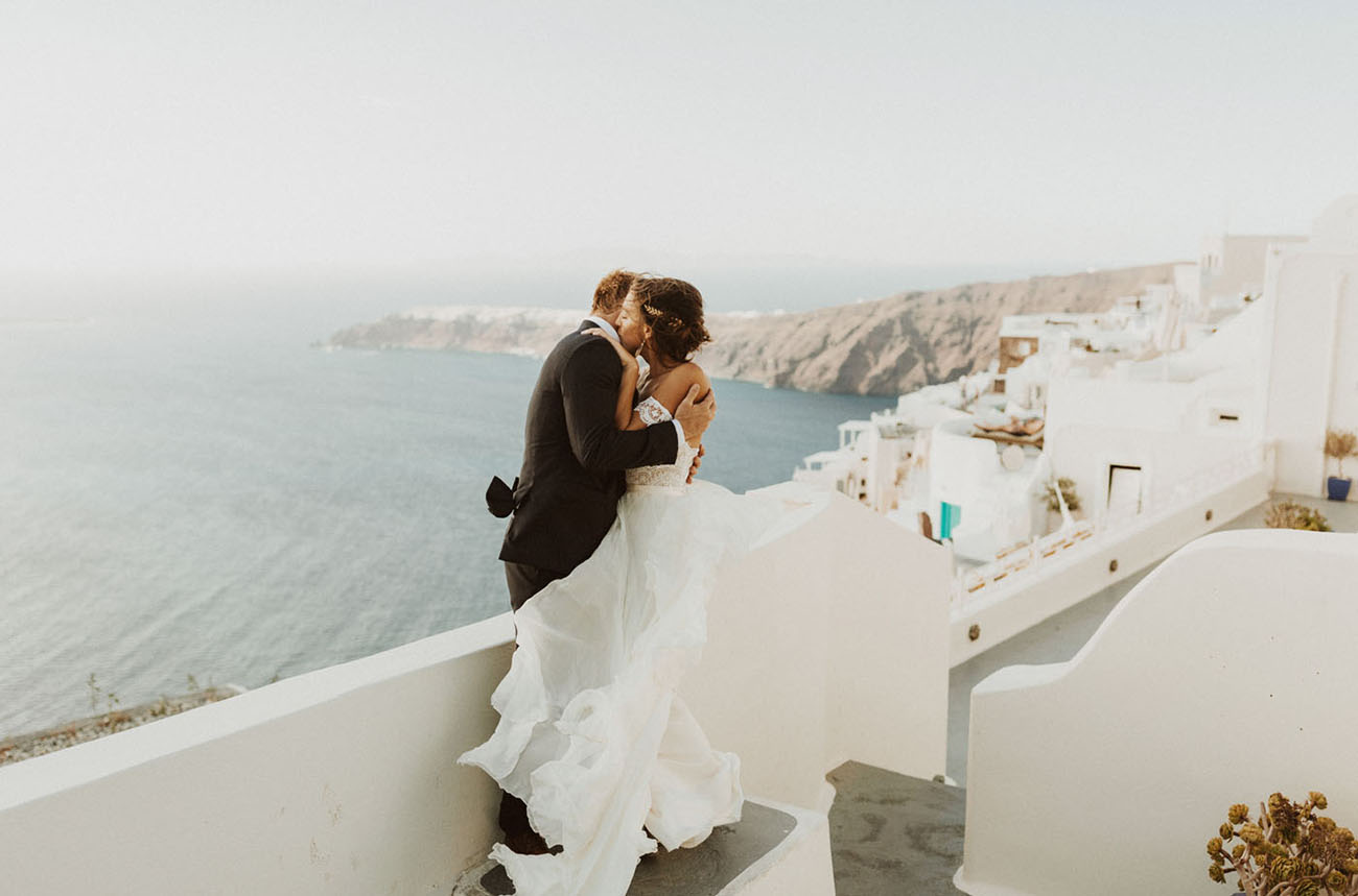 Adventurous Wedding Weekend in Santorini