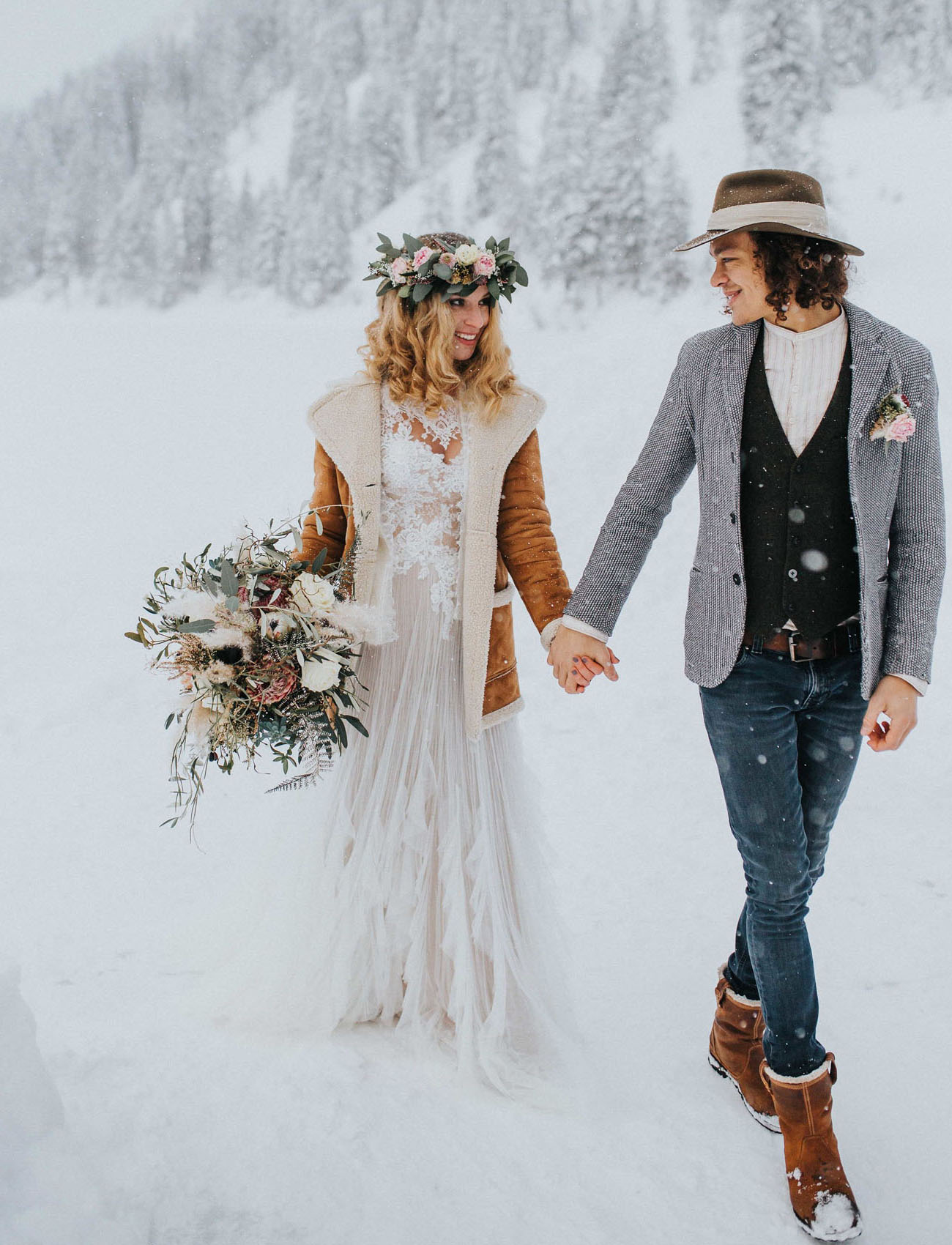 Winter Boho Wedding Inspiration