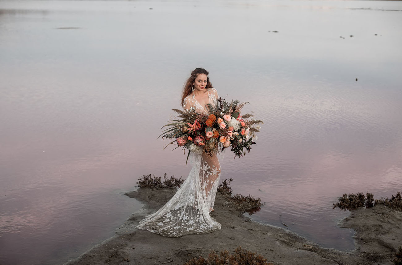 the Pink Sea elopement
