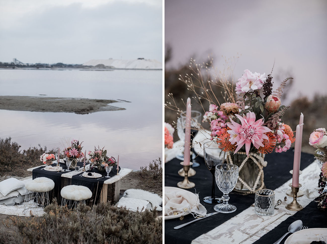 the Pink Sea elopement