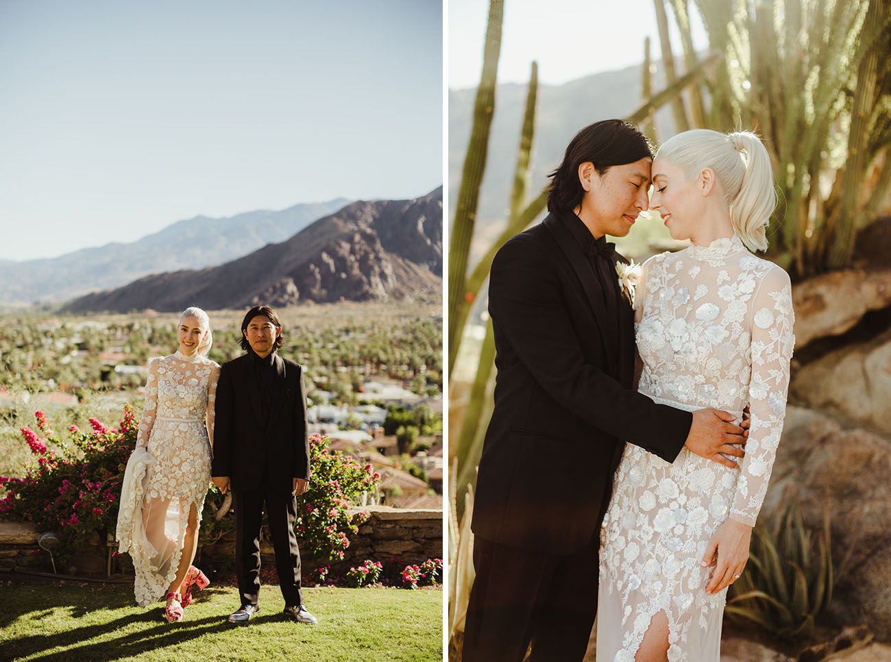 Minimal Palm Springs Wedding