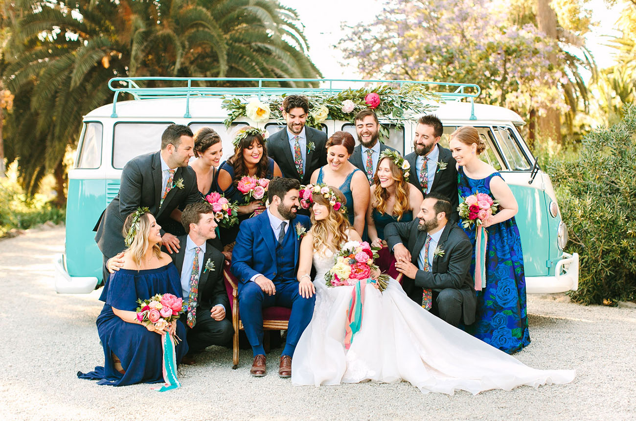 Colorful California Inspired Wedding
