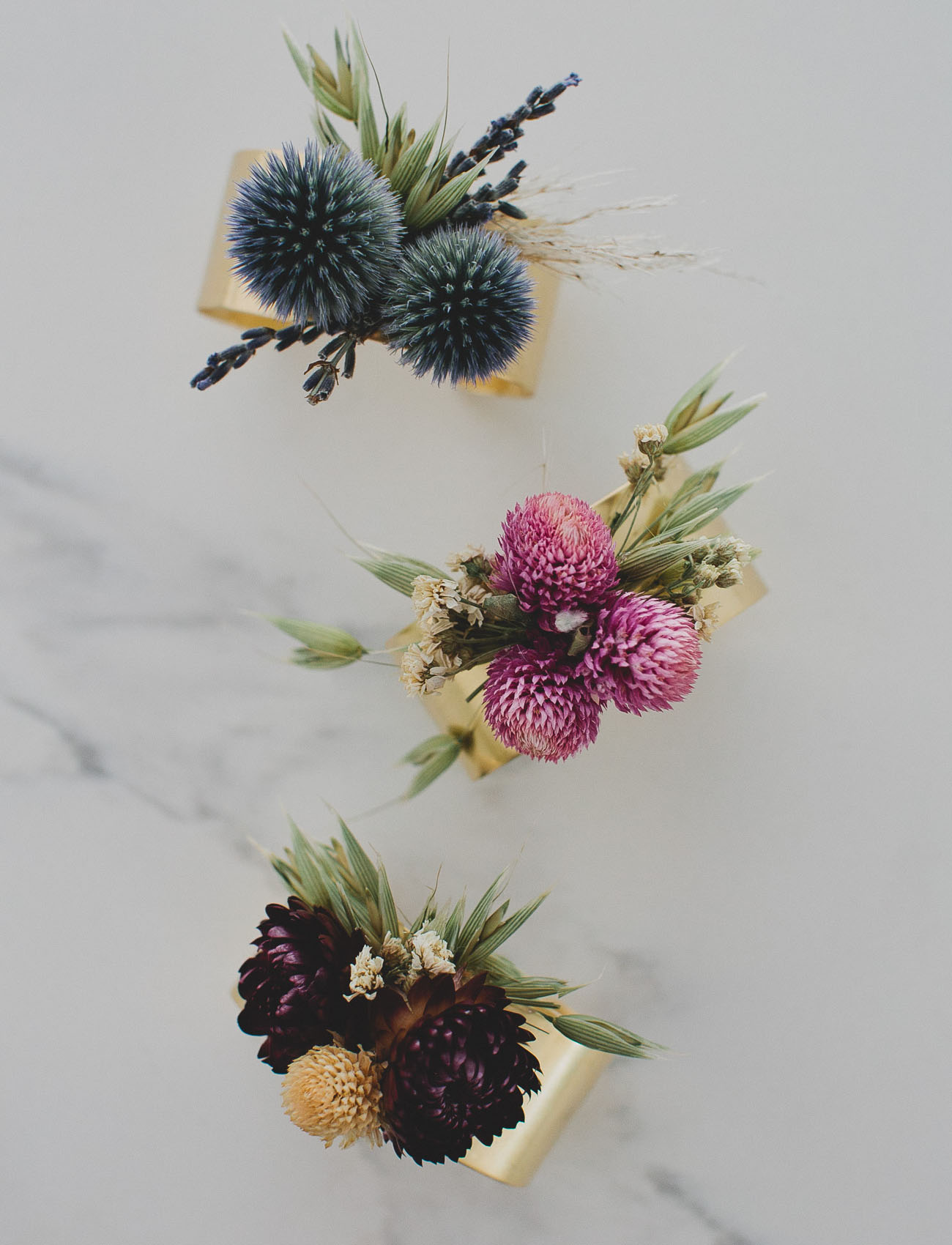 DIY Dried Flower Cuff with Afloral