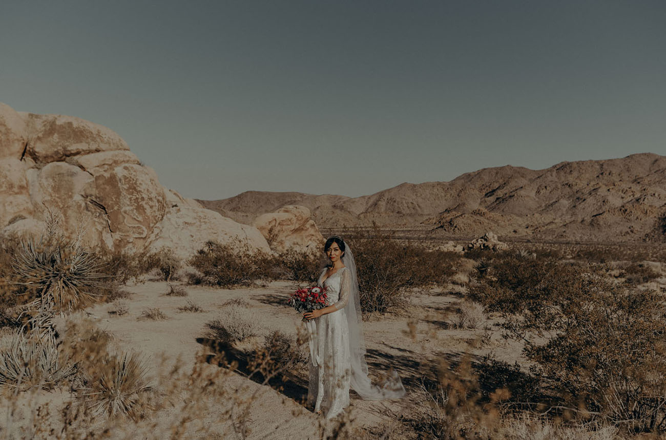 Desert to LA Wedding