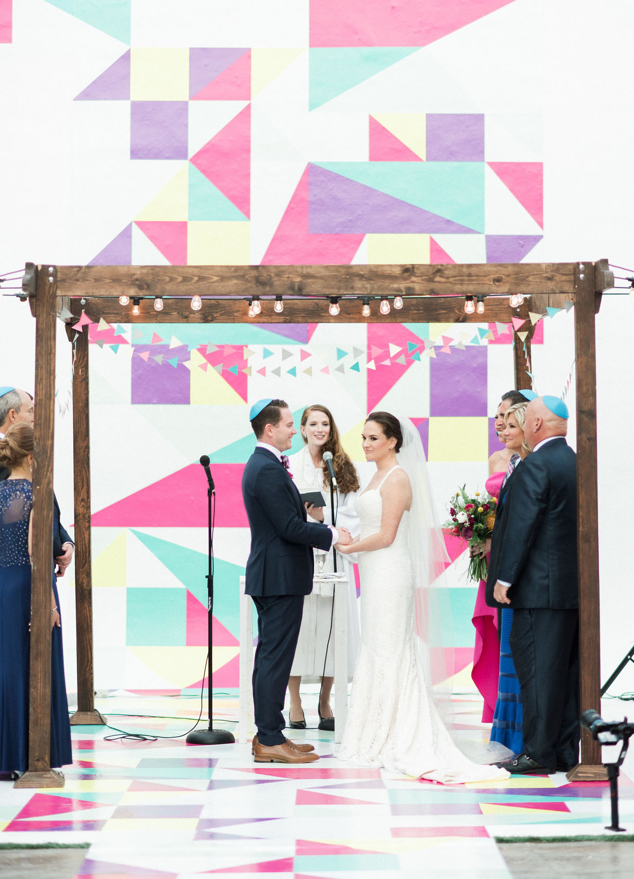 Colorful Geometric Wedding