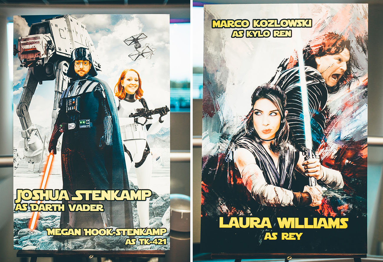 Star Wars wedding posters