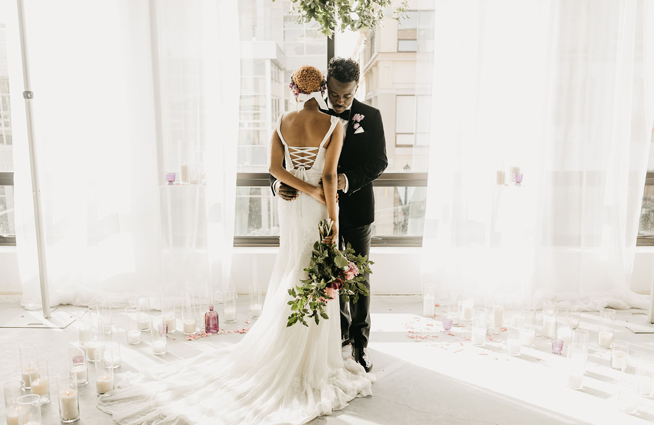 Ultra Violet Industrial Inspired Wedding