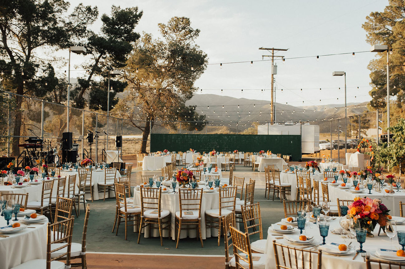 Backyard California Wedding